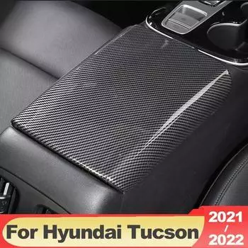 Для Hyundai Tucson NX4 2022 2023 Hybrid N Line автомобильные подлокотники ящик для хранения крышка пылезащитная подушка водонепроницаемый коврик аксессуары серебряный