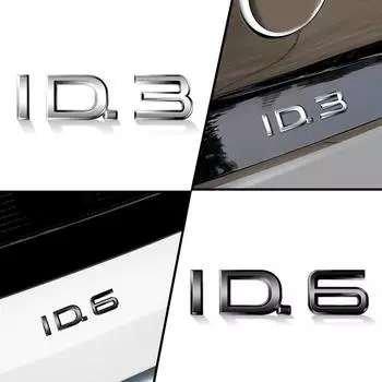 Для ID.3 ID.4 ID.5 ID.6 Надпись Эмблема ID Series GTX ID.4X Crozz ID.6X EV Car Металлический Значок Логотип Наклейки На Корпус Задняя Наклейка