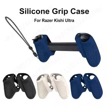 Для игрового контроллера Razer Kishi Ultra силиконовый чехол с защитой от падений и пыли, мягкий однотонный чехол синий