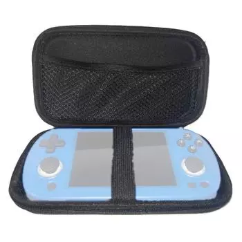 Для игровой консоли Annibock RG40XX H сумка для хранения EVA жесткая сумка для переноски пылезащитная противопадающая сумка на молнии игровые аксессуары чёрный