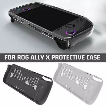 Для игровой консоли Asus Rog Ally X защитный чехол TPU теплоотводящий противоударный чехол прозрачный игровой чехол Drop