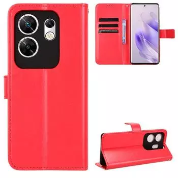 Для Infinix Zero 30 4G 5G X6739 X6731B чехол-кошелек с отделением для карт магнитный флип кожаный держатель чехол для Infinix Hot 40 Pro 40i мягкий защитный чехол из ТПУ Infinix Zero 30 4G чёрный