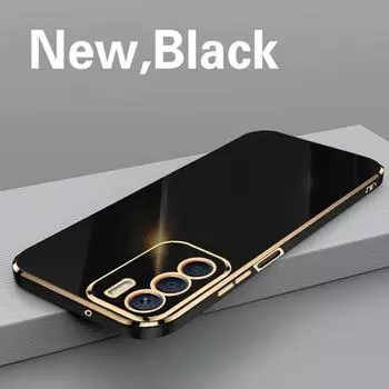 Для Infinix Zero 5G 2023 X6815C защитный гальванический противоударный чехол infinix Zero 20 Ultra 5G чехол силиконовый мягкий ТПУ Zero 5G 2023 X6815C чёрный