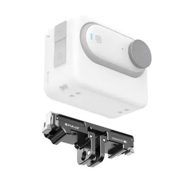 Для Insta360 GO3 / GO 3S PULUZ Быстросъемное базовое крепление из магнитного алюминиевого сплава (черный) чёрный