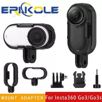 Для Insta360 Go 3 3S Аксессуары Адаптер Защитная Рамка для Insta360 Go3 / GO3S Крепление Адаптер Кронштейн Стабилизатор Расширение