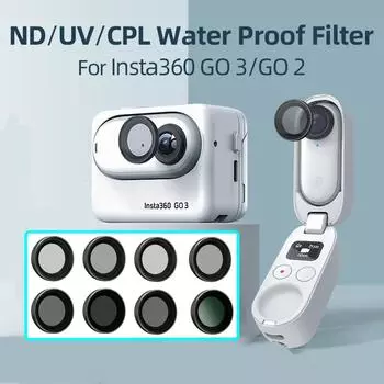 Для Insta360 GO 3 водонепроницаемый фильтр комплект ND матирование CPL UV ND8 ND16 ND32 ND64 Thumb Action Camera GO2 защитные линзы аксессуары