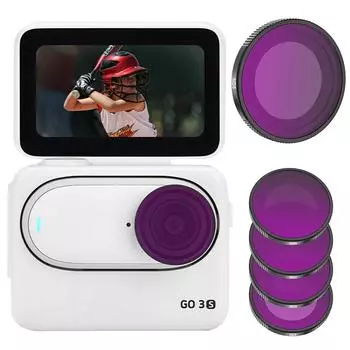 Для Insta360 GO 3S фильтр объектива ND CPL УФ фильтр набор ND и CPL фильтры UV CPL ND16