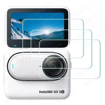 Для Insta360 GO 3S Защитная пленка для объектива Защитная пленка для объектива Устойчивое к царапинам закаленное стекло для Insta 360 GO3S Аксессуары для камеры For Insta360 GO 3S