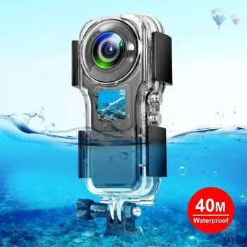 Для Insta360 One RS 1 дюйм 360 Edition PULUZ 40 м подводный водонепроницаемый корпус