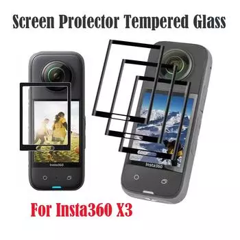 Для Insta360 X3 Camera Accessories Защитная пленка для экрана из закаленного стекла Ultra Clear LCD HD Для Insta 360 X3 Action Camera Accessories 1 Pce