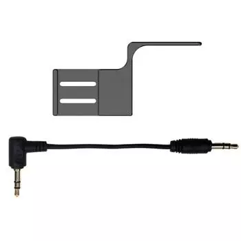 Для Insta360 X4 адаптер расширения микрофона кронштейн для съемки в ландшафтном режиме металлический защитный кронштейн кабель расширения микрофона