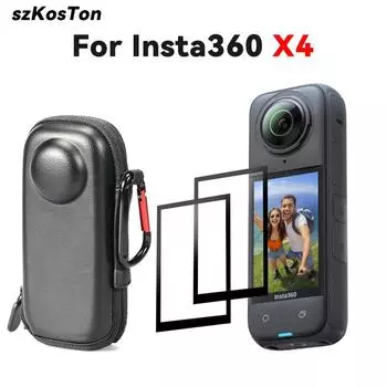 Для Insta360 X4 защитная пленка для экрана + чехол для хранения защитная сумка для защитной сумки для экшн-камеры Insta 360 X4 аксессуары Universal