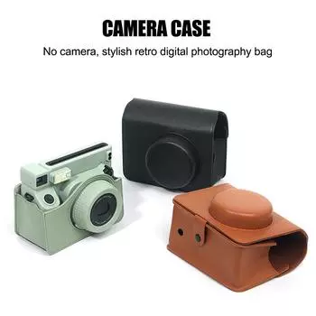 Для Instax Wide 400 кожаный ретро чехол для камеры защитный чехол для хранения PU чехол для камеры сумка чехол J0N4 green-for instax wide 400