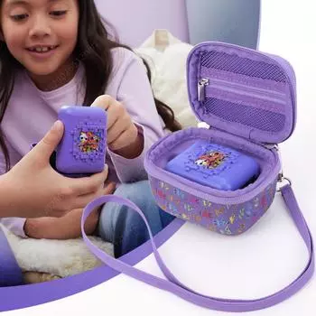 Для интерактивной игрушки Bitzee футляр из ЭВА с ремешком для руки чехол для переноски цифрового питомца сумка для игры виртуальный питомец защитный чехол от царапин виноградный