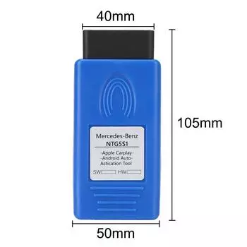Для IOS/Android инструмент активации автомобиля для Mercedes для Benz авто OBD активатор carplay автомобильный диагностический инструмент NTG5 S1 Blue