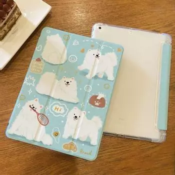 Для iPad 2022 10th 10.9 чехол с милым щенком тройной защитный чехол для планшета iPad iPad 9th 8th 7th 10.2 air4 10.9 с подставкой для карандашей iPad 2021 Gen910.2