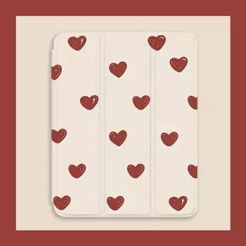 Для iPad 2022 gen10 10,9 CASE Простой любовный стиль, интеллектуальный защитный чехол-раскладушка Air4/5 10,9 mini4/5/6 с подставкой для карандашей iPad 2021 Gen910.2