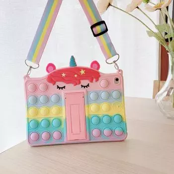 Для iPad 5th 6th 9.7 2017 2018 7th 8th 9th Gen 10.2 2019 Pro 11 2020 2021 Детский чехол для iPad Air 10.5 Mini 2 3 4 5 6 Мягкий чехол iPad 10.9 2022 10th