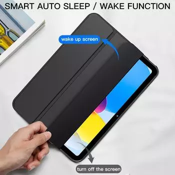 Для iPad 7th 8th 9th Generation 10.2 Чехол для iPad 10th Air 4 5 10.9 дюймов Аксессуары для iPad Pro 11 12.9 Mini 6 Чехол принципиально Mini 6 чёрный