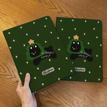 Для iPad чехол с простым рисунком щенка для Air5/4 10.9 Pro2024 11 Mini7 Pro2021/20 Gen9/8/7 10.2 с чехлом-держателем для карандашей iPad 2021 Gen910.2