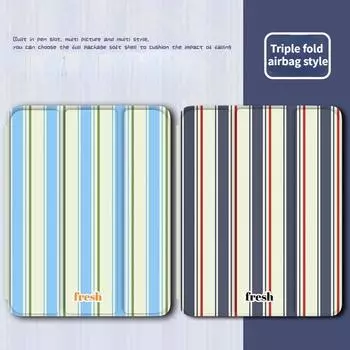 Для iPad mini4/5 7,9 Защитный чехол с литературным и художественным клапаном с высокой полосой и пластиной mini6 8,3 Air3/pro2017 10,5 2021 gen9 10,2 с подставкой для карандашей iPad 2021 Gen910.2