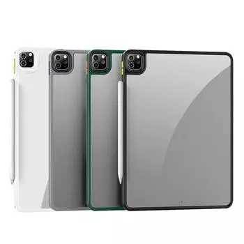 Для iPad Pro 12,9 чехол для планшета противоударный гибкий край ТПУ прозрачная задняя крышка для iPad Pro 11 Air 4 10,9 Pro 12.9 2020 2018