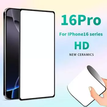 Для iPhone 11 12 13 14 15 mini 16 Pro Max X XR XS XS Max SE 2020 6 6s 7 8 Plus Мягкая керамическая защитная пленка для экрана iPhone 6/6s