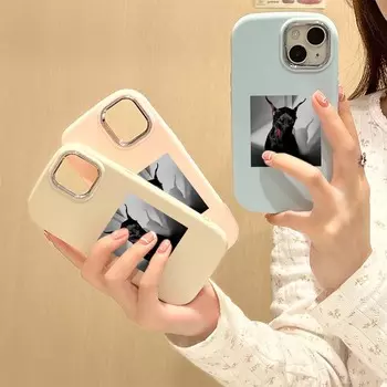 Для iPhone 13 14 15 Pro Max Samsung Galaxy A14 A15 A24 Xiaomi 13T Redmi 12C Мягкий пухлый чехол для телефона NY6 Милый доберман-пинчер арт ТПУ силиконовый чехол for iPhone 7