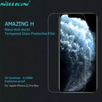 Для iPhone 14 12 Pro Max закаленное стекло Nillkin H 0,33 мм Защитная пленка для экрана iPhone 11 X XS Max XR 7 8 Plus Mini Film iPhone 14 Pro