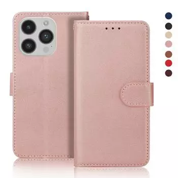 Для iPhone 14 13 12 11 Pro Max Mini защитный кожаный чехол для iPhone 7 8 6 6s Plus 5 5s SE 2020 Coque Flip Wallet Funda For iPhone 12 Mini чёрный