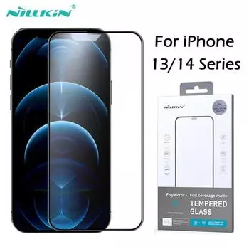 Для iPhone 14 13 Pro стекло NILLKIN FogMirror полное покрытие матовое закаленное стекло защитная пленка для экрана для iPhone 13 Pro Max Plus пленка