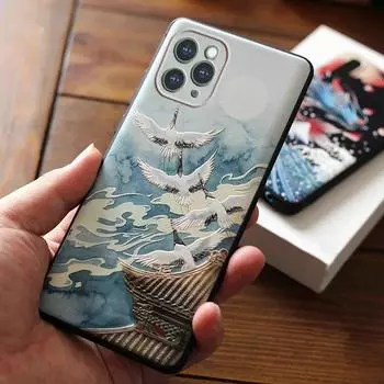 Для iPhone 15 14 11 13 12 Pro 15Pro Max mini XS XR XS Max 7 8 6s 6 Plus SE чехол Apple Phone 3D Art Мягкая обложка iPhone 12 mini