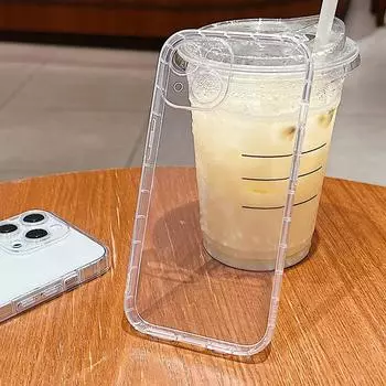 Для Iphone 15 14 13 Pro Max 12 11 Xs X 8 7 Se2020 Se2022 противоударный мягкий прозрачный защитный чехол для линз из ТПУ для телефона iPhone 15 чистый