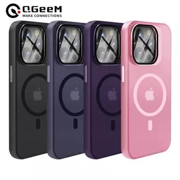 Для iPhone 15 14 Магнитный чехол для ощущения кожи Роскошный магнитный адсорбционный чехол для беспроводной зарядки для iPhone 15 14 13 Pro Max iPhone 14 синий