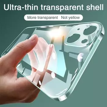 Для iPhone 15 14 Pro Max 13 12 Mini Case Ультратонкий роскошный матовый чехол из ТПУ для 11 XS XR X 8 7 Plus, чехол для телефона iPhone 12 Pro MAX прозрачный