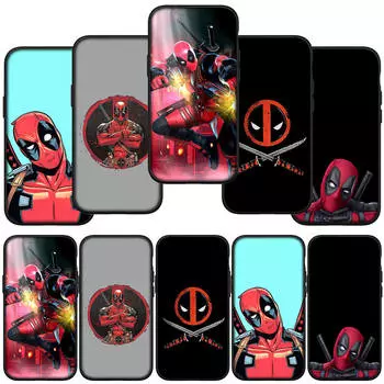 для iPhone 15 14 Xiaomi Redmi Note 13 12 11 Pro Max X 8 7 XR Samsung Galaxy A24 A15 A05 S24 S23 Huawei OPPO A38 Deadpool Marvel Comics чехол для телефона for Samsung Galaxy S9 Plus болюс