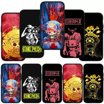 для iPhone 15 14 Xiaomi Redmi Note 13 12 11 Pro Max X 8 7 XR Samsung Galaxy A15 S24 S23 A05 Huawei OPPO A17 One Tony Chopper Pieces Luffy чехол для телефона