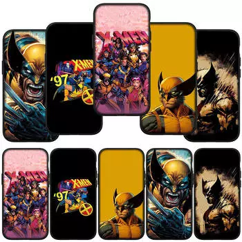для iPhone 15 14 Xiaomi Redmi Note 13 12 11 Pro Max X 8 7 XR Samsung Galaxy A24 A15 A05 S24 S23 Huawei OPPO A38 X Men Marvel Wolverine Xmen чехол для телефона