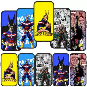 для iPhone 15 14 Xiaomi Redmi Note 13 12 11 Pro Max X 8 7 XR Samsung Galaxy A34 A15 S24 S23 Huawei OPPO A54 All Might My Hero Academia BNHA чехол для телефона