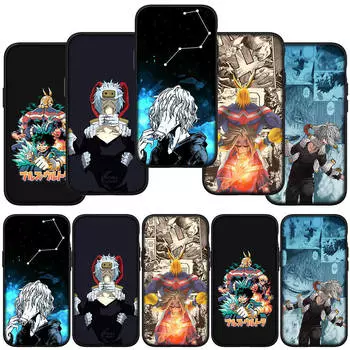 для iPhone 15 14 Xiaomi Redmi Note 13 12 11 Pro Max X 8 7 XR Samsung Galaxy A34 A15 S24 S23 Huawei OPPO A54 All Might My Hero Academia Dabi чехол для телефона