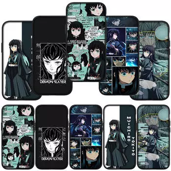 для iPhone 15 14 Xiaomi Redmi Note 13 12 11 Pro Max X 8 7 9 XR Samsung Galaxy A24 A15 S24 S23 Huawei OPPO A38 Muichiro Tokito Demon Slayer чехол для телефона for Samsung Galaxy A15 олений