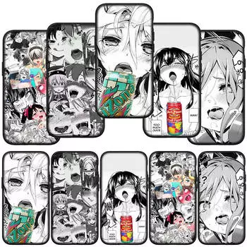 для iPhone 15 14 Xiaomi Redmi Note 13 12 11 Pro Max X 8 7 XR Samsung Galaxy A15 S24 S23 A05 Huawei OPPO A17 Ahegaos Hentai Anime Girl Waifu чехол для телефона