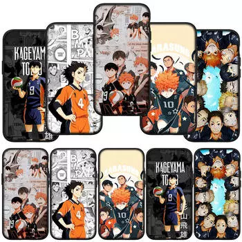 для iPhone 15 14 Xiaomi Redmi Note 13 12 11 Pro Max X 8 7 XR Samsung Galaxy A24 A15 A05 S24 S23 Huawei OPPO A38 Haikyuu Shoyo Hinata аниме-чехол для телефона for Redmi Note 11 Pro болюс