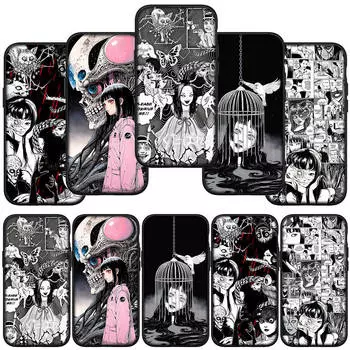 для iPhone 15 14 Xiaomi Redmi Note 13 12 11 Pro Max X 8 7 XR Samsung Galaxy A15 S24 S23 Huawei OPPO A38 Tomie Junji Ito Collection чехол для телефона с рисунком