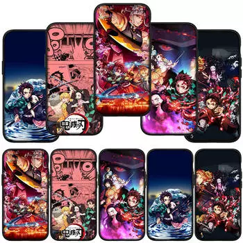 для iPhone 15 14 Xiaomi Redmi Note 13 12 11 Pro Max X 8 7 XR Samsung Galaxy A15 S24 S23 Huawei OPPO A38 Kamado Nezuko Demon Slayer Tanjirou чехол для телефона