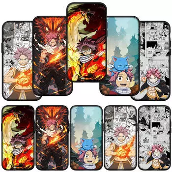 для iPhone 15 14 Xiaomi Redmi Note 13 12 11 Pro Max X 8 7 XR 9 13C Samsung Galaxy A24 A15 S24 S23 Huawei OPPO A38 Fairy Tail Natsu Dragneel чехол для телефона for Xiaomi Poco M4 Pro 4G олений
