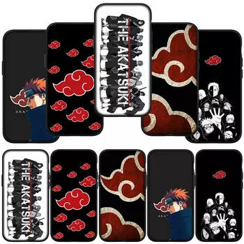 для iPhone 15 14 Xiaomi Redmi Note 13 12 11 Pro Max X 8 7 XR Samsung Galaxy A15 S24 S23 A05 Huawei OPPO A17 чехол для телефона с японским аниме Akatsuki Konan Pain for Redmi 10A аэро