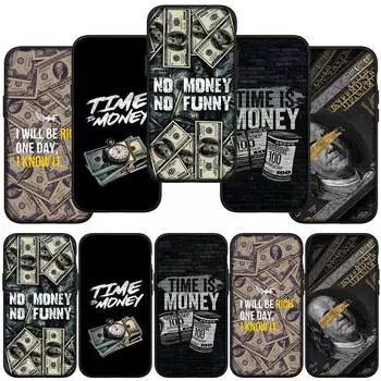 для iPhone 15 14 Xiaomi Redmi Note 13 12 11 Pro Max X 8 7 XR Samsung Galaxy A15 S24 S23 A05 Huawei P20 P30 OPPO A17 A16 A38 A58 Money 100 чехол для телефона