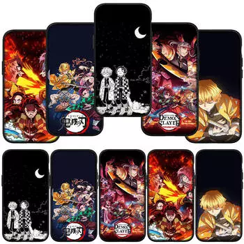 для iPhone 15 14 Xiaomi Redmi Note 13 12 11 Pro Max X 8 7 XR Samsung Galaxy A15 S24 S23 Huawei OPPO A38 Kamado Tanjirou Demon Slayer Nezuko чехол для телефона for OPPO A78 ceil