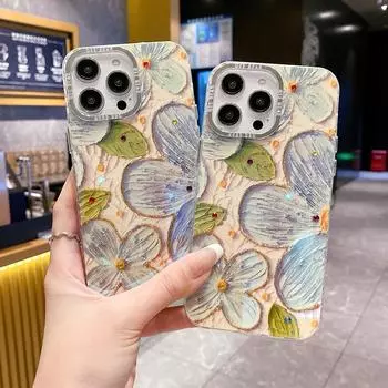 Для iPhone 15 Plus 14plus сверкающий розовый серебристый объектив круглый модный цветочный чехол для iPhone 15 14 13 12 Pro Max 11 мягкая силиконовая задняя крышка for iphone 15 pro max зелёный